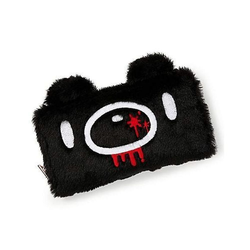 Gloomy Bear Black Faux Fur 3D Wallet - Gloomy Bear